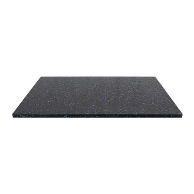 Art Marble Q40930X42 30" x 42" Rectangular Quartz Table Top - Indoor/Outdoor, Blue Galaxy, Black