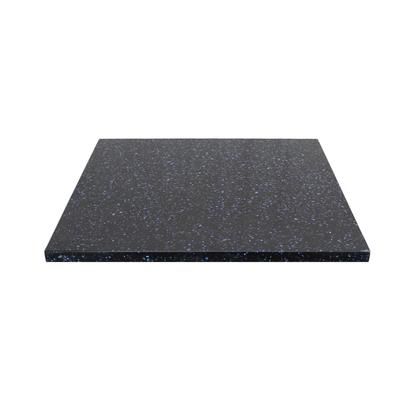 Art Marble Q40936X36 36" Square Quartz Table Top - Indoor/Outdoor, Blue Galaxy, Black