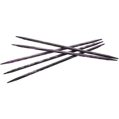 KnitPro Aiguilles double pointes "Cubics", carrées, bois de bouleau, 20 cm
