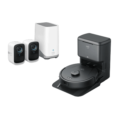 eufyCam S300 (eufyCam 3C)+eufy Clean L60 with Self-Empty Station