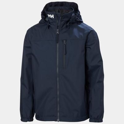 Helly Hansen Juniors’ Crew Hooded Jacket Navy 140/10
