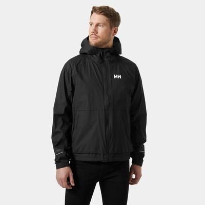 Helly Hansen Men’s Fast Light Rain Jacket Black 2XL