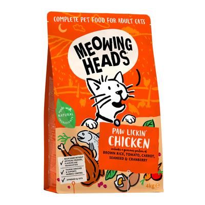 4kg Meowing Heads Paw Lickin’ Chicken Adult Dry Cat Food