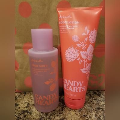 Pink Victoria's Secret Bath & Body | Candy Hearts | Color: Red | Size: Os