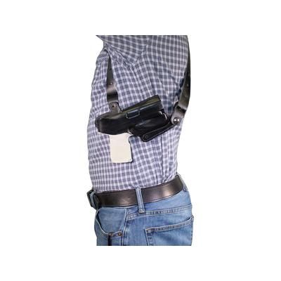 DeSantis N.Y. Undercover Grd Rig Leather Shoulder Holster. Glock 17 19 22 23 26 27 3617 Gen 5 19 Gen 5 19X 45 With OrWithout Reflex Sight Right Hand