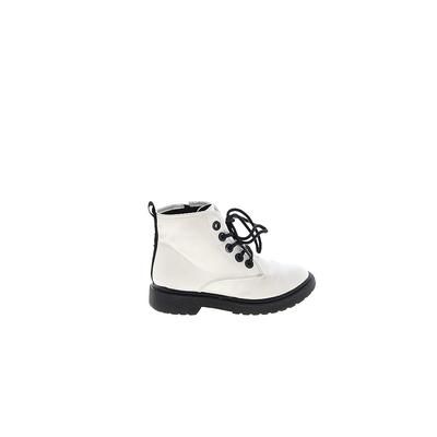 Steve Madden Boots: White Shoes - Kids Girl's Size 1