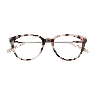 Female s round Ivory Tortoise Acetate,Metal Prescription eyeglasses - Eyebuydirect s Triumph