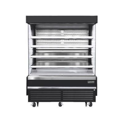 Everest Refrigeration EOMV-72-B-35-T 73 1/4" Vertical Open Air Cooler w/ 5 Levels, Black, 230v