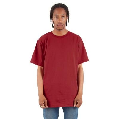 Shaka Wear SHASS Adult 6 oz. Active Short-Sleeve Crewneck T-Shirt in Cardinal size Medium