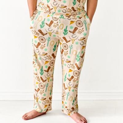 Caramel Ready to Rodeo Men's Pajama Pants - S