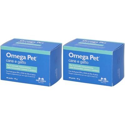 NBF Lanes Omega Pet Perle Set da 2 2x60 pz Capsule morbide