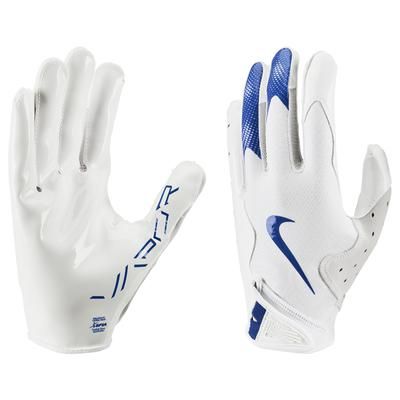 Nike Vapor Jet 8.0 Adult Football Gloves White/Royal
