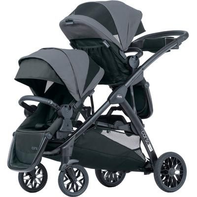 Chicco Corso Flex Twin Stroller Travel System Bundle - Legend / Shadow
