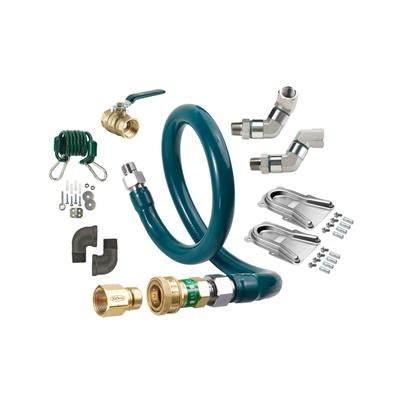 Krowne M12572K12 72" Gas Connector Kit w/ 1 1/4" Female/Male Couplings, Stainless Steel
