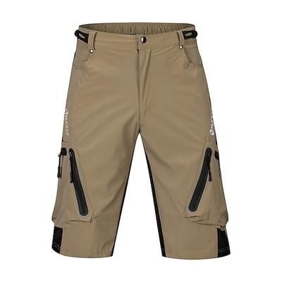 Nuckily Per uomo Tinta unica Tasche Pantaloncini MTB Pantaloncini da bici Bicicletta Pantaloncini Pantaloni Vestibilità comoda Mountain Bike MTB Ciclismo su strada Gli sport Asciugatura Rapida