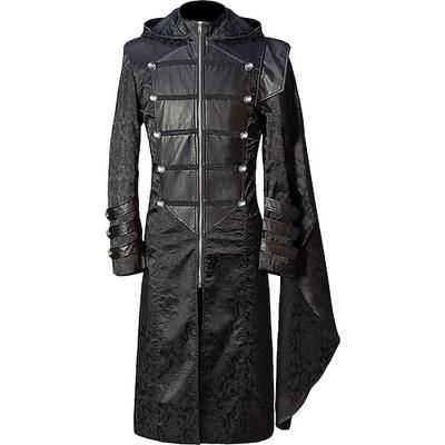 Retrò Vintage Punk Gotico Medievale Cappotto Mascherata Medico della peste Taglie Forti Jacquard Costume Per uomo Mascherata Feste Adulti Cappotto
