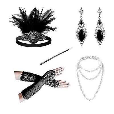 Fasce Collana di Perle Costume di Halloween Abiti Anni 1920 Halloween Lega Per Il grande Gatsby Cosplay Per donna Bigiotteria Gioielleria di moda