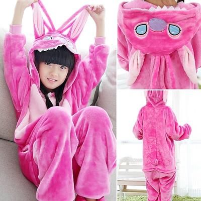 Costume da band di animali Pigiama Kigurumi Costume di fantasia Costume tutina Fantasia animale Mostri Cartone animato Caldo Costume Divertente Comodo Bambini Unisex Ragazzi e Ragazze Natale