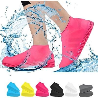 copriscarpe impermeabili, copriscarpe antiscivolo impermeabili in gomma siliconica copriscarpe antipioggia per bambini, uomini, donne