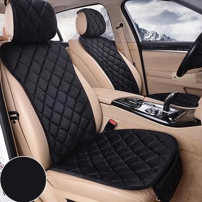2PCS Coprisedili Universali in Tessuto Flock – Quattro Stagioni Constorage Integrato Facile da Installare Protezione Interna