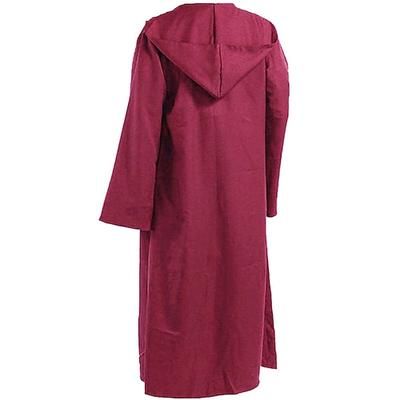Retrò Vintage Medievale Costume Cosplay Mascherata Cavaliere Vichingo Ranger Elfico Tinta unita Costume Per uomo Vichingo Fantasia Carnevale Mascherata Festa / Sera Adulti Mantello