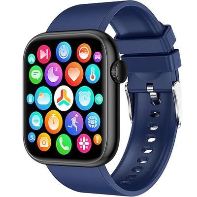 imosi qx7 smart watch 1.85 pollici smartwatch fitness running watch bluetooth monitoraggio della temperatura pedometro promemoria chiamate compatibile con android ios donna uomo impermeabile lunga