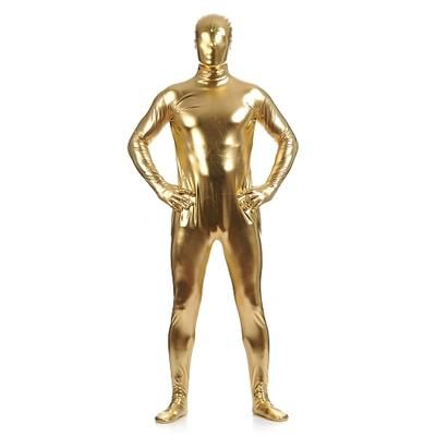 Costume di Carnevale Tuta Intera Tute Zentai Lucide Tuta di pelle Tuta Intera Tinta unita Sesso Per uomo Per donna Costume per Halloween Mascherata Adulti