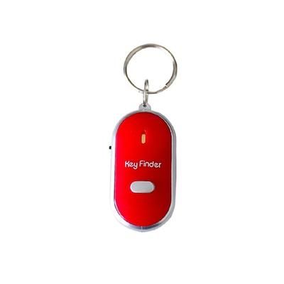 fischietto a led cercatore di chiavi lampeggiante bip allarme di controllo del suono localizzatore di chiavi anti-smarrimento tracker con portachiavi