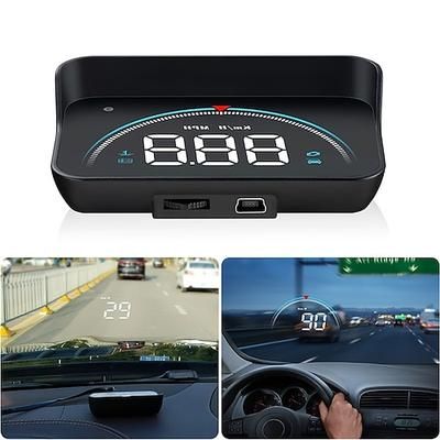obd2 gps per auto proiettore m8 mph kmh auto hud tachimetro parabrezza 3.5 ''dimensioni dello schermo hd auto head-up display allarme accessori