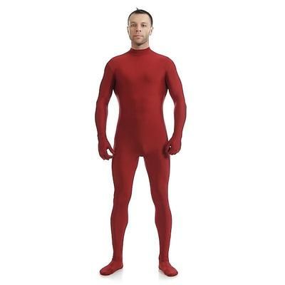 Costume di Carnevale Tuta Intera Tute Zentai Tuta di pelle Body Tinta unita Sesso Coppia Per uomo Per donna Costume per Halloween Adulti