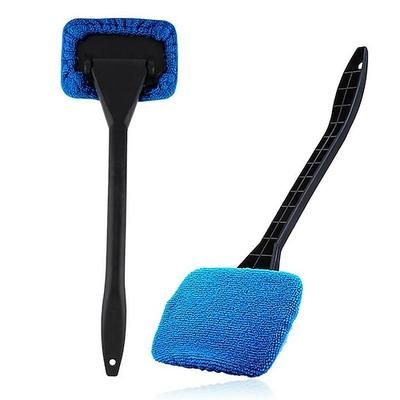 ceyes kit spazzole lavavetri per auto parabrezza tergicristallo spazzola in microfibra strumento di lavaggio per pulizia automatica con manico lungo accessori per auto 3 colori accessori per auto