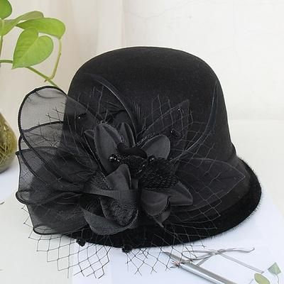Anni 1950 Retrò Vintage Cappello Costume Per donna San Valentino Derby Ascot Festival delle corse di cavalli Adulti Cappello