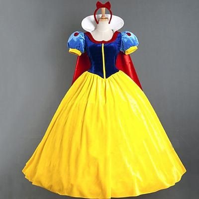 Principessa Vestito Abito da Ballo Costume per festa a tema Principessa Abito da vacanza for Per donna Adulti Halloween Carnevale Settimana del libro Mascherata Con il fumetto Anime Expo