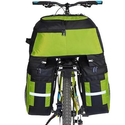 70 L Impermeabile Borsa posteriore da bici / Portapacchi da bici Coprizaino 3 in 1 Anti-pioggia Ciclismo Borsa da bici 1680D poliestere Marsupio da bici Borsa da bici