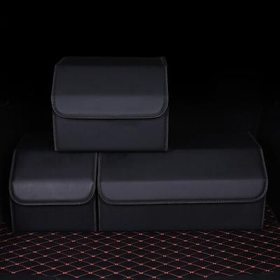 1 pz Organizzatore del bagagliaio dell'auto Impermeabile Pieghevole Massima capacità PU Per SUV Camion Van