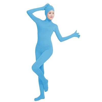 Costume di Carnevale Tuta Intera Giorno dei Re Tute Zentai Catsuit Tuta di pelle Tinta unica Tutti Costume per Feste Palcoscenico Bambini Adulti