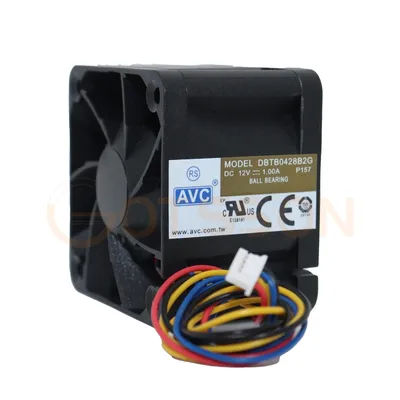 Brand new AVC 4028 4CM 12V 1.00A DBTB0428B2G super large air volume server 4-wire fan
