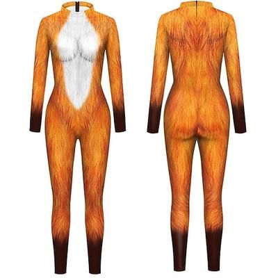 Tuta Intera Tute Zentai Costume Cosplay Catsuit Fantasia animale Cosplay Costume Sexy Adulti Per uomo Per donna Carnevale Mascherata Vestirsi