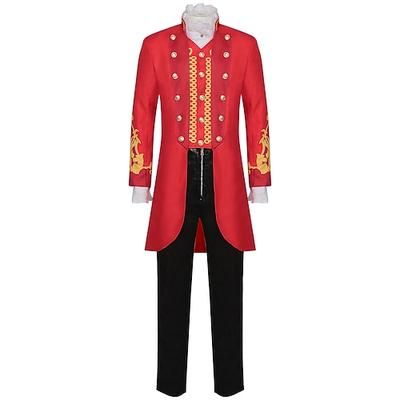 Retrò Vintage Punk Gotico Medievale Cappotto Blusa / Camicia Pantaloni Gentiluomo Costume Per uomo Halloween Carnevale Mascherata Festa / Sera Carnevale di Venezia Adulti Cappotto Blusa Pantaloni