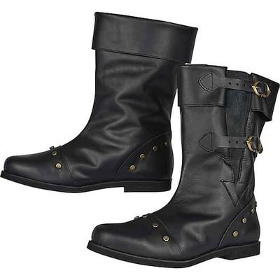 Retrò Vintage Medievale Rinascimento Scarpe Stivali jazz piatti Pirata Vichingo Crociato Ranger Elfico Costume Per uomo Costumi da pirata Stile Steampunk Carnevale Mascherata LARP Adulti Scarpe