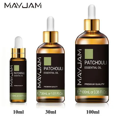 10ml 30ml 100ml Patchouli Essential Oil Pure Natural Plant Essential Oils DIY-homemade Personal Spray Diffuser Aroma Oil