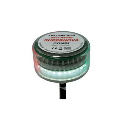 Clipper Supernova Combi LED Tricolor Masthead Anchor Light Black CL-CTC