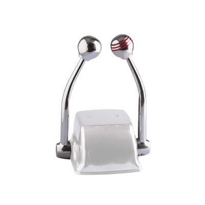 Schmitt & Ongaro Marine Control Arm Set w/Red Throttle Knob & Plain Shift Knob Standard 50050