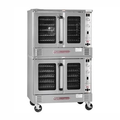 Southbend PCE15B/SD-V 208/3 Platinum Ventless Bakery Depth Double Full Size Commercial Convection Oven - 7.5kW, 208v/3ph, Double Deck