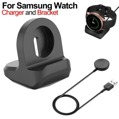 Câble de chargeur USB de 1m pour Samsung Galaxy Watch 6/5/Pro/4/3, support universel 41mm 45mm, support de charge pour montre intelligente Active 2 4