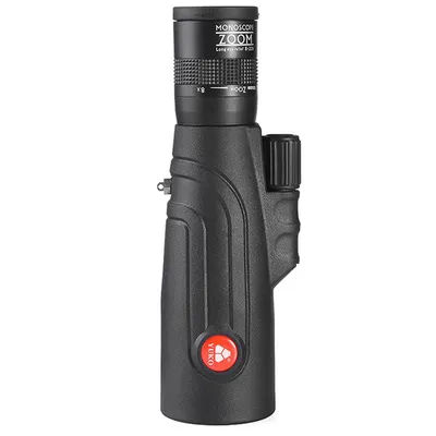 Yuko 8-20x50 Monocular High Powered Zoom Telescope All Optical Glass One Hand Focus Long Range FMC BAK4 Prism Hunting Camping