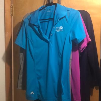 Adidas Tops | Ladies Golf Shirts | Color: Blue | Size: L