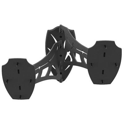 Skull Hooker Dual Shoulder Mount Black SKH-DSM-BLK