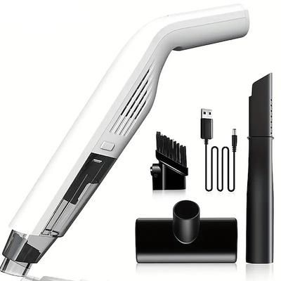 aspirapolvere aspirapolvere portatile per auto ad alta potenza per interni e auto asciutto e bagnato ricarica wireless a doppio uso tre batterie grande aspirazione spolverino per la pulizia della casa