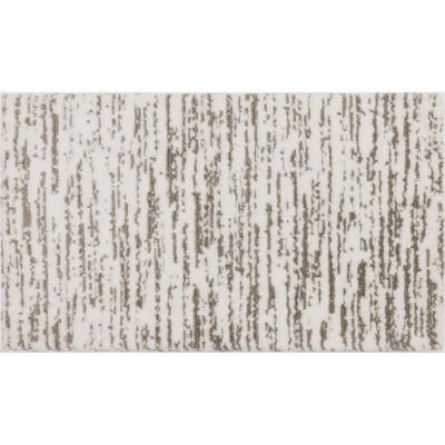 Wide Width Nimbus Bath Rug by Mohawk Home in Flint White (Size 20" W 34" L)